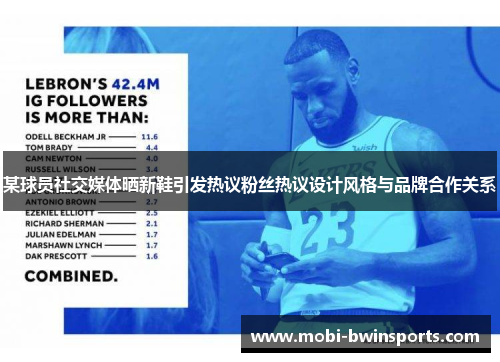 某球员社交媒体晒新鞋引发热议粉丝热议设计风格与品牌合作关系