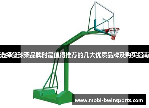 选择篮球架品牌时最值得推荐的几大优质品牌及购买指南